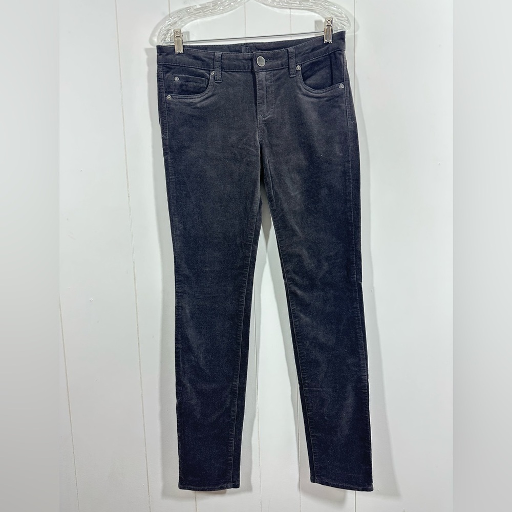 Kut from the Kloth Diana Skinny Velvet Corduroy Pants Womens sz 6